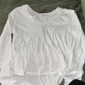 White Long Sleeve Top by Cloud Dancer